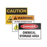 Surface Safe Removable Label Safety Signs, Inkjet-laser Printers, 8 X 8, White, 15-pack