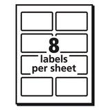 Vibrant Laser Color-print Labels W- Sure Feed, 2 X 3 3-4, White, 200-pk