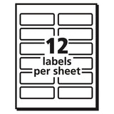 Vibrant Laser Color-print Labels W- Sure Feed, 1 1-4 X 3 3-4, White, 300-pack