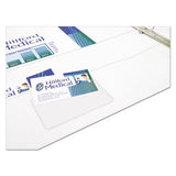 Self-adhesive Top-load Business Card Holders, 3.5 X 2, Clear, 10-pack