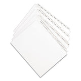 Preprinted Legal Exhibit Side Tab Index Dividers, Allstate Style, 26-tab, D, 11 X 8.5, White, 25-pack