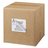 Shipping Labels W- Trueblock Technology, Inkjet-laser Printers, 3.33 X 4, White, 6-sheet, 500 Sheets-box