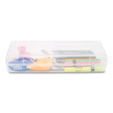 Stretch Art Box, Polypropylene, Snap Shut, Clear