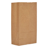 Grocery Paper Bags, 50 Lbs Capacity, #12, 7"w X 4.38"d X 13.75"h, Kraft, 500 Bags