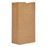 Grocery Paper Bags, 20 Lbs Capacity, #20, 8.25"w X 5.94"d X 16.13"h, Kraft, 500 Bags