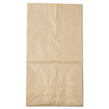 Grocery Paper Bags, 40 Lbs Capacity, #25 Squat, 8.25"w X 6.13"d X 15.88"h, Kraft, 500 Bags