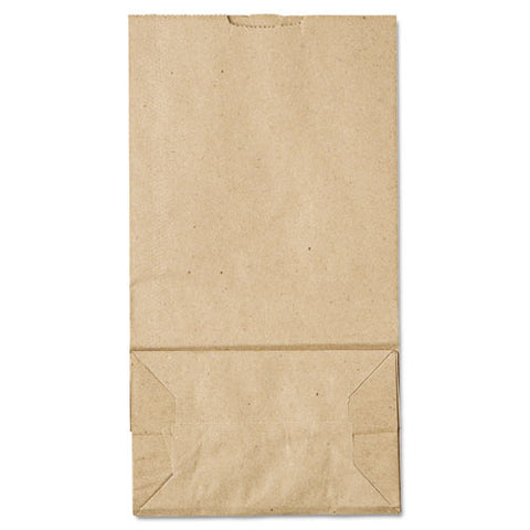 Grocery Paper Bags, 35 Lbs Capacity, #6, 6"w X 3.63"d X 11.06"h, Kraft, 500 Bags