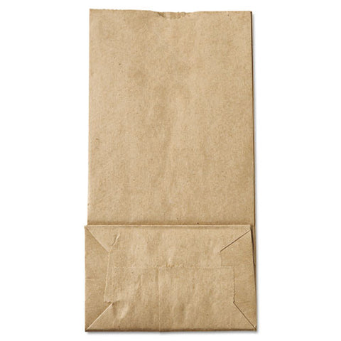 Grocery Paper Bags, 52 Lbs Capacity, #2, 4.3"w X 2.44"d X 7.88"h, Kraft, 500 Bags