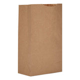 Grocery Paper Bags, 52 Lbs Capacity, #3, 4.75"w X 2.94"d X 8.04"h, Kraft, 500 Bags