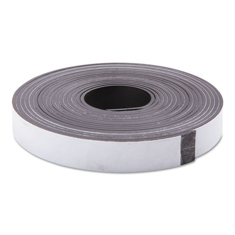 Adhesive-backed Magnetic Tape, Black, 1-2" X 10ft, Roll