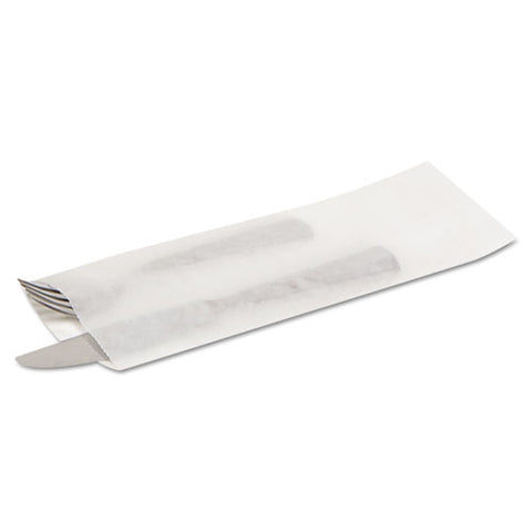 Silverware Bags, 2.25" X 10", White, 2,000-carton