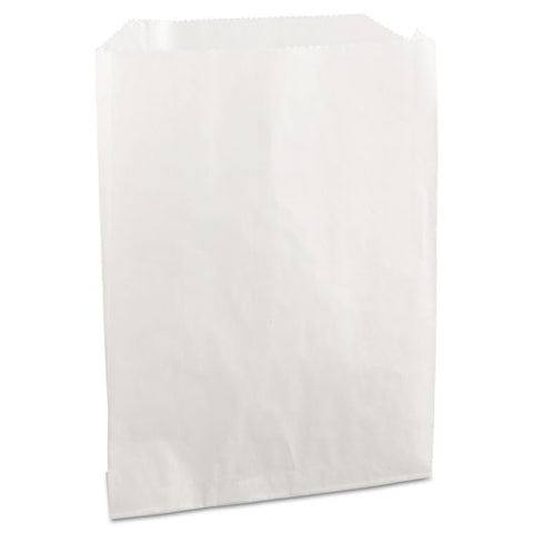 Grease-resistant Single-serve Bags, 6" X 7.25", White, 2,000-carton