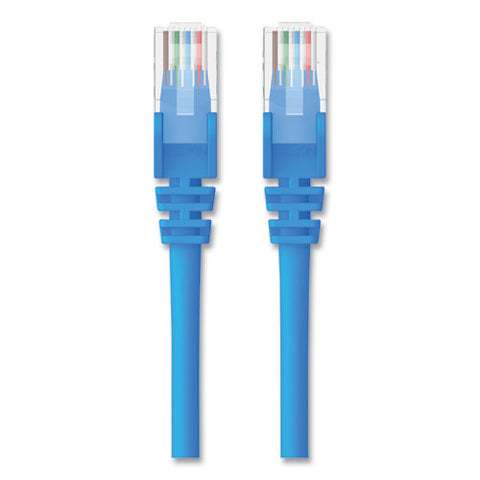 Cat6 Utp Computer Patch Cable, Rj45 Connectors, 25 Ft, Blue