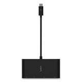 Usb-c Multimedia Adapter, Hdmi; Ethernet; Usb-a; Usb-c; Vga, 4.33", Black