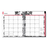 Barcelona Monthly Planner, 10 X 8, Black Cover, 2021