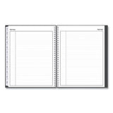 Passages Weekly-monthly Wirebound Planner, Vertical Format, 11 X 8.5, Charcoal Cover, 2022