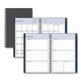 Passages Weekly-monthly Wirebound Planner, 8 X 5, Charcoal, 2022