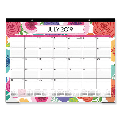 Mahalo Academic Year Desk Pad, 22 X 17, Tropical, 2021-2022