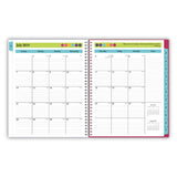 Teacher Dots Academic Year Cyo Weekly-monthly Planner, 11 X 8.5, Assorted, 2021-2022