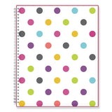 Teacher Dots Academic Year Cyo Weekly-monthly Planner, 11 X 8.5, Assorted, 2021-2022