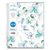 Lindley Weekly-monthly Wirebound Planner, 11 X 8.5, White-blue, 2022