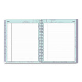 Rue Du Flore Monthly Wirebound Planner, 10 X 8, Green-lavender, 2022