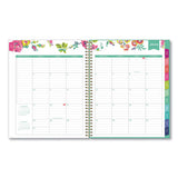 Day Designer Cyo Weekly-monthly Planner, 11 X 8.5, White-floral, 2022