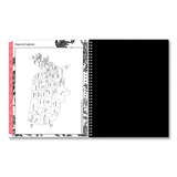 Academic Year Cyo Weekly-monthly Planner, 11 X 8.5, Black-white, 2021-2022