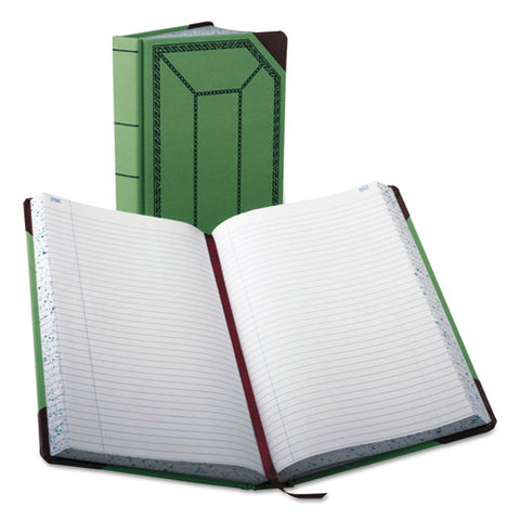 Record-account Book, Record Rule, Green-red, 500 Pages, 12 1-2 X 7 5-8