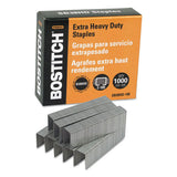 Heavy-duty Premium Staples, 0.88" Leg, 0.5" Crown, Steel, 1,000-box