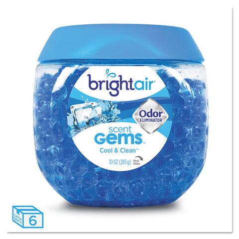 Scent Gems Odor Eliminator, Cool And Clean, Blue, 10 Oz, 6-carton