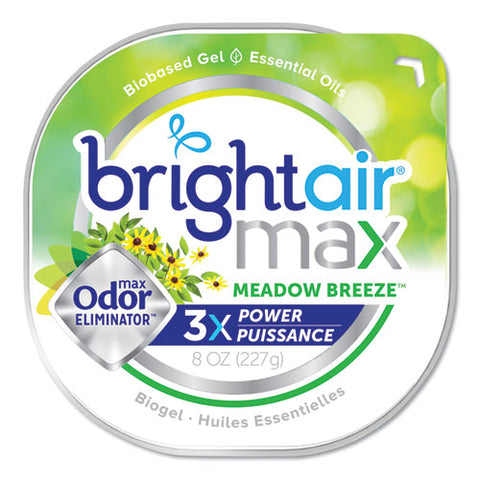 Max Odor Eliminator Air Freshener, Meadow Breeze, 8 Oz, 6-carton