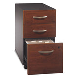 Series C Collection 3 Drawer Mobile Pedestal (assembled), 15.75w X 20.25d X 27.88h, Hansen Cherry