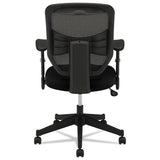 Vl531 Mesh High-back Task Chair With Adjustable Arms, Supports Up To 250 Lbs., Black Seat-black Back, Black Base