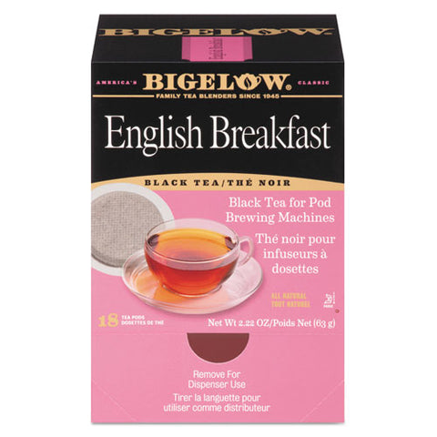 English Breakfast Tea Pods, 1.90 Oz, 18-box