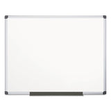 Porcelain Value Dry Erase Board, 48 X 72, White, Aluminum Frame