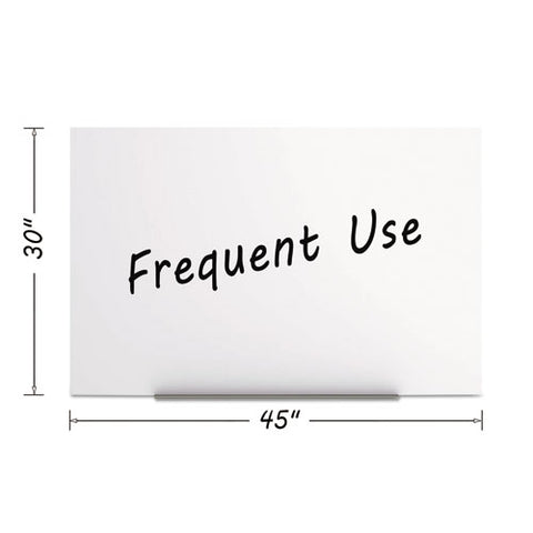 Magnetic Dry Erase Tile Board, 29 1-2 X 45, White Surface