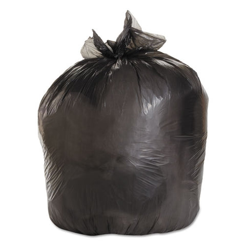 Low-density Waste Can Liners, 33 Gal, 0.5 Mil, 33" X 39", Black, 200-carton