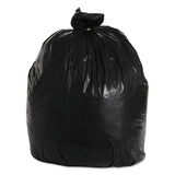 Low Density Repro Can Liners, 33 Gal, 1.2 Mil, 33" X 39", Black, 100-carton