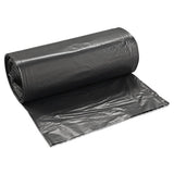 Low Density Repro Can Liners, 45 Gal, 1.2 Mil, 40" X 46", Black, 100-carton