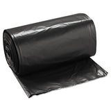 Low Density Repro Can Liners, 60 Gal, 1.6 Mil, 38" X 58", Black, 100-carton