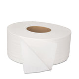 Jrt Bath Tissue, Jumbo, Septic Safe, 2-ply, White, 3.5" X 1000 Ft, 12 Rolls-carton