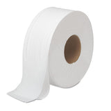 Jrt Bath Tissue, Jumbo, Septic Safe, 2-ply, White, 3.5" X 1000 Ft, 12 Rolls-carton