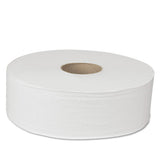 Jrt Bath Tissue, Jumbo, Septic Safe, 2-ply, White, 3.5" X 2000 Ft, 6 Rolls-carton