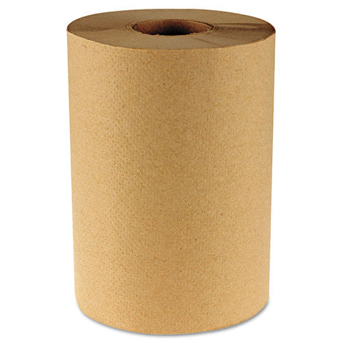 Hardwound Paper Towels, 8" X 350ft, 1-ply Natural, 12 Rolls-carton