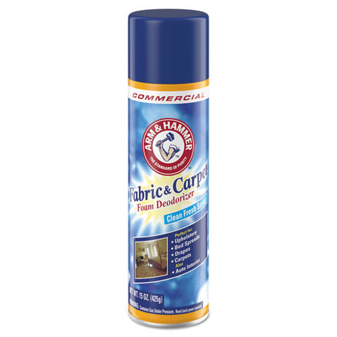 Fabric And Carpet Foam Deodorizer, Fresh Scent, 15 Oz Aerosol, 8-carton