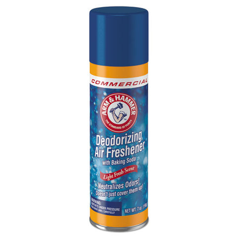 Baking Soda Air Freshener, Light Fresh, 7 Oz Aerosol, 12-carton