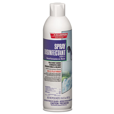 Champion Sprayon Spray Disinfectant, 16.5 Oz Aerosol Spray, 12-carton