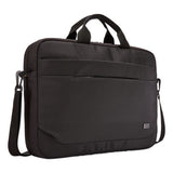 Advantage Laptop Attache, For 15.6" Laptops, 16.1 X 2.8 X 13.8, Black