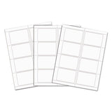 Laser Printer Name Badges, 3 3-8 X 2 1-3, White, 200-box